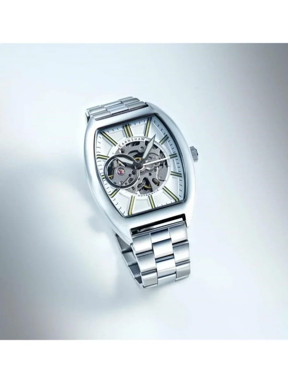 NWT Thomas Earnshaw Beauchamp Automatic Silver Dial Men's Watch